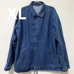 【試着のみ】GU デニムコーチジャケット XL