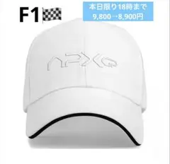 ブラピ映画【F1】　チーム「APX GPのロゴ入りキャップ