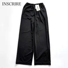 新品未使用 近年モデル INSCRIRE チュール イージーパンツ ブラック