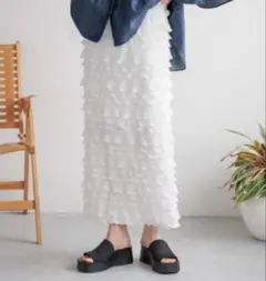 チビフリルタイトスカート