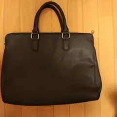 ブラックビジネスバッグ 合成皮革