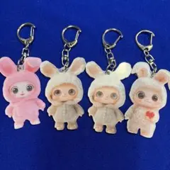 新品!おまけ付!うさ耳ドールアクリルキーホルダー全3種+1個合計4個セット④