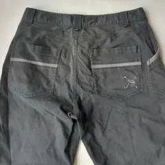 オークリー ゴルフパンツ W32 ジーンズスタイル ストレッチ グレー 色落ち