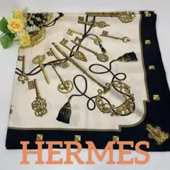 HERMES エルメス カレ90 鍵柄