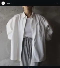 ëpa epa エパ oxford shirt\"WHT\" oxford shirt
