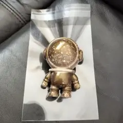 流体アート　スペースマン　宇宙飛行士フィギュア ブラウン 置物