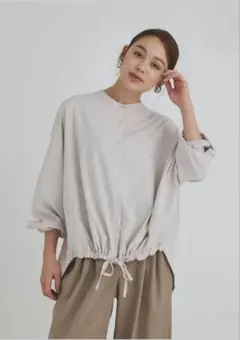 【新品fifth】ドロストデザインシャツ
