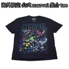海外限定 marvel 限定 ビンテージ加工 プリント フェイド 日本未発売 黒