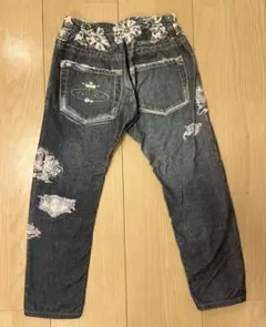 TOCCA だまし絵レギンス デニム調　110cm