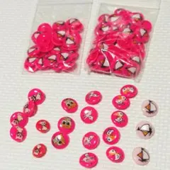 残1【30g約75個入＋20個】昭和レトロ★ヴィンテージボタン★ヨット★ヒヨコ