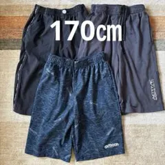 半ズボン 3点セット 　男の子　カジュアルハーフパンツ　夏服　170cm キッズ