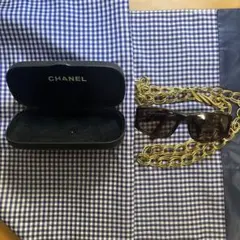 CHANEL ブラウン サングラス ケース付き