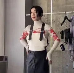 noir kei ninomiya ハーネスディテールベスト