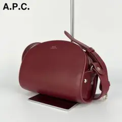 22S230 A.P.C. アーペーセー ショルダーバッグ 赤 レザー