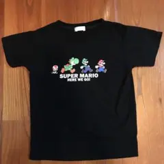 美品‼️バンダイアパレル 半袖Tシャツ 黒 スーパーマリオ キッズ 140cm