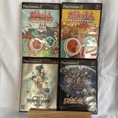 PS2 ゲームソフト 4本セット　ジャンク
