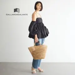 GALLARDAGALANTE オフショル　黒　チュニック　キャミ