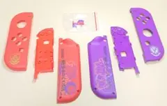最安値※ ジョイコン シェル ハウジング スカーレット バイオレット 交換用 ※