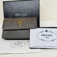 【極美品】プラダ 名刺入れ サフィアーノ カードケース パスケース 名刺入れ