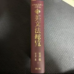 英文法総覧 大改訂新版