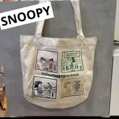 スヌーピ　SNOOPY トートPEANUTS キャンバストートバッグ　新品