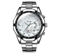 k25 新品 WEIGUAN 腕時計メンズ ラグジュアリーステンレス 白