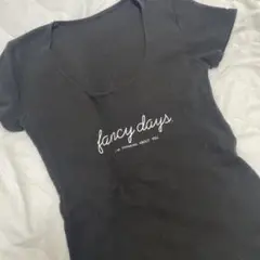 more than words 黒 Tシャツ fancy days.
