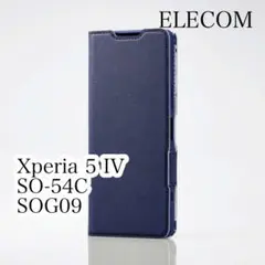 Xperia 5 IV 手帳型ケース カバー ソフトレザー フラワーズ エレコム