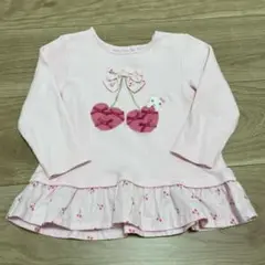 クーラクール　さくらんぼ　トップス　９０