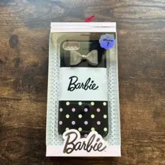 【新品】Barbie iPhone7/8対応リボンプリントハードケース（ドット）