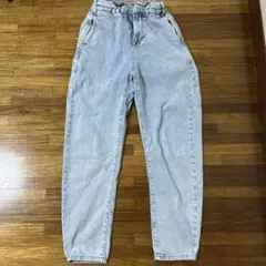 ZARA ライトブルー ハイウエストデニム