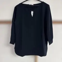 新品　ネイビー ブラウス L
