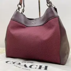 ⭐️美品 コーチ ショルダーバッグ F57540 レザー 肩掛け可 ボルドー