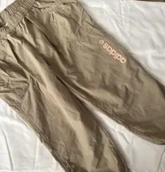 addidas フィットネスパンツ　ベージュ　Ｌ