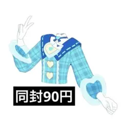 バレンタインレター ブルー トップス