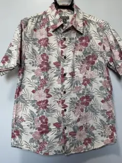 Eddie Bauer フラワープリント 半袖シャツ S〜M