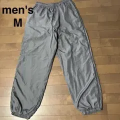 メンズ　ジャージ　長ズボン　裏起毛　M グレー　スポーツ