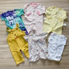 ベビー服 まとめ ロンパース カバーオール 長袖 半袖 80 送料無料 匿名発送