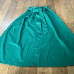 《値下げ》urban ResearchGreenロングフレアースカート