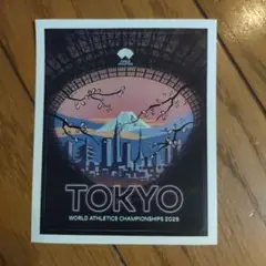 TOKYO 2025世界陸上選手権ステッカー　新品