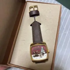 【新品未開封】ディズニー クリスマス ミッキー レトロ 腕時計