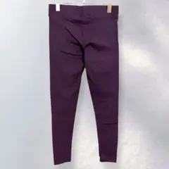 matty m レギンスパンツ ウエストゴム 無地 クロップド丈 S《a726