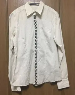 Coast+Weber+Ahaus ドット柄コットンシャツ