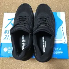 スパットシューズCC-60770 25.5cm ブラック黒メンズスニーカー未使用