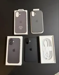 iPhone16 128GB Apple純正ケース付き バッテリー100%