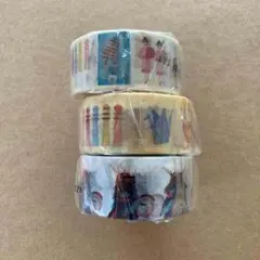 カラフルマスキングテープ3個セット