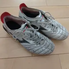Mizuno サッカーシューズ スパイク ホワイト/レッド