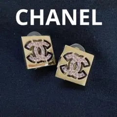 美品 CHANEL シャネル イヤリング ピンク