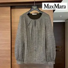 ☆Max Mara マックスマーラ ウール混ブラウス『S』☆