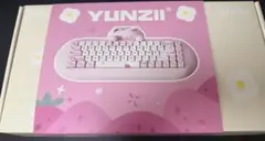 YUNZII C68 猫耳キーボード ピンク 可愛い